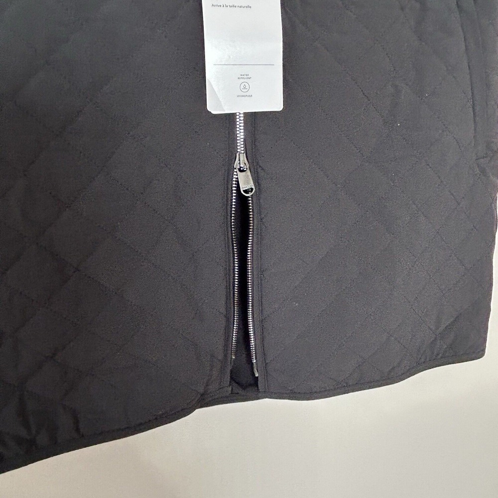 Athleta Apres Ski Skirt Black Quilted Water Resistant Size 14 Gym Pickleball NWT - Picture 4 of 10